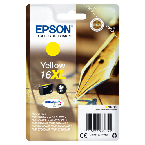 Epson Pen and crossword C13T16344022 tinteiro 1 unidade(s) Original Amarelo Epson Pen and crossword C13T16344022 tinteiro 1 unidade(s) Original Amarelo