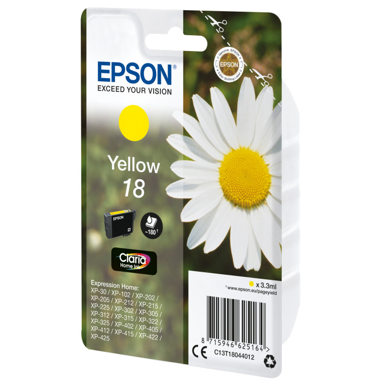 Epson Daisy C13T18044022 tinteiro 1 unidade(s) Original Amarelo