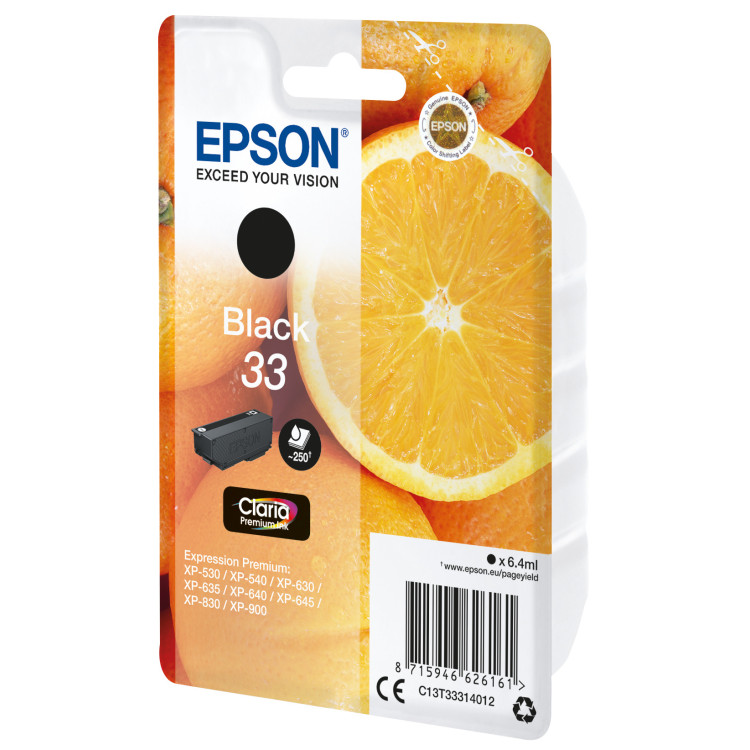 Epson Oranges C13T33314022 tinteiro 1 unidade(s) Original Preto