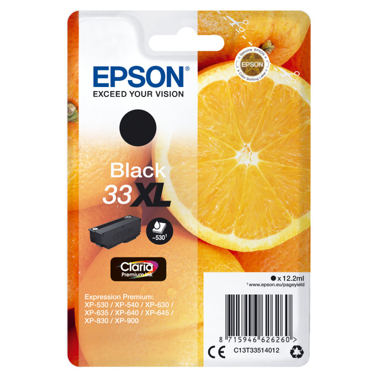 Epson Oranges C13T33514022 tinteiro 1 unidade(s) Original Rendimento alto (XL) Preto