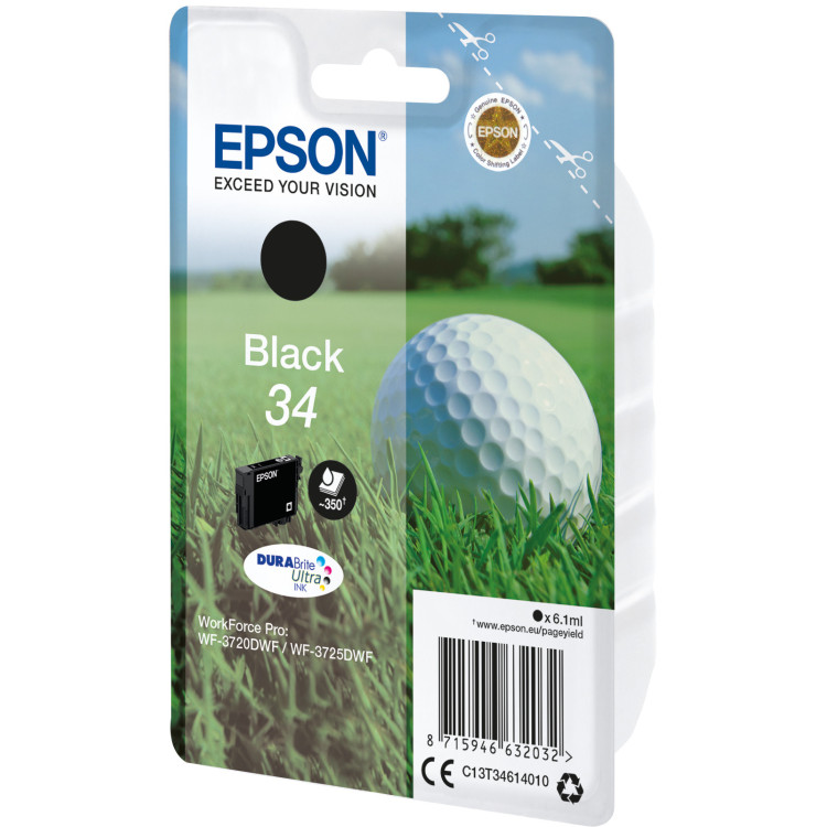 Epson Golf ball C13T34614020 tinteiro 1 unidade(s) Original Rendimento padrão Preto