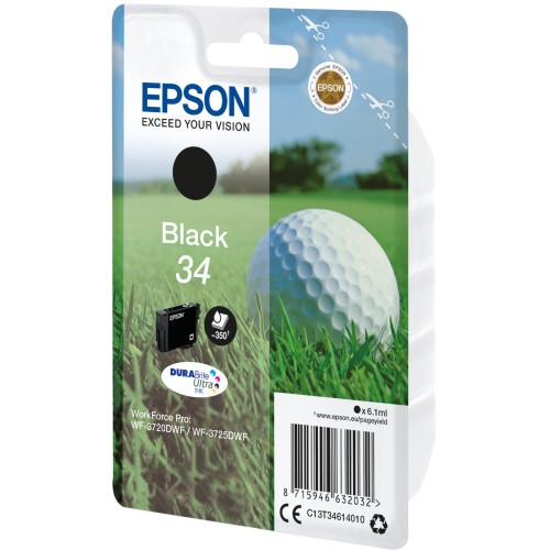 Epson Golf ball C13T34614020 tinteiro 1 unidade(s) Original Rendimento padrão Preto
