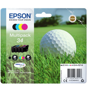 Epson Golf ball C13T34664020 tinteiro 1 unidade(s) Original Rendimento padrão Preto, Ciano, Magenta, Amarelo 2