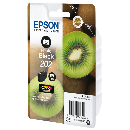 Epson Kiwi 202 tinteiro 1 unidade(s) Original Rendimento padrão Foto preto Epson Kiwi 202 tinteiro 1 unidade(s) Original Rendimento padrão Foto preto