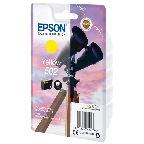 Epson 502 tinteiro 1 unidade(s) Original Rendimento padrão Amarelo Epson 502 tinteiro 1 unidade(s) Original Rendimento padrão Amarelo