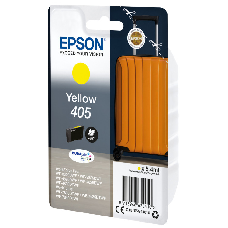 Epson 405 tinteiro 1 unidade(s) Original Rendimento padrão Amarelo