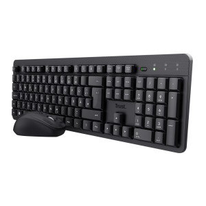 Trust TKM-360 teclado Rato incluído Escritório RF Wireless Português Preto