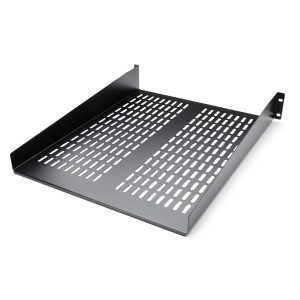 StarTech.com Prateleira 2U 22" Ventilada para Montagem em Rack - Prateleira Fixa de Rack Servidor - 22 kg