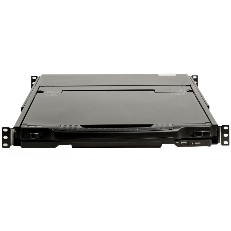 StarTech.com RKCOND17HD consola rack 43,9 cm (17.3") 1920 x 1080 pixels Aço Preto 1U