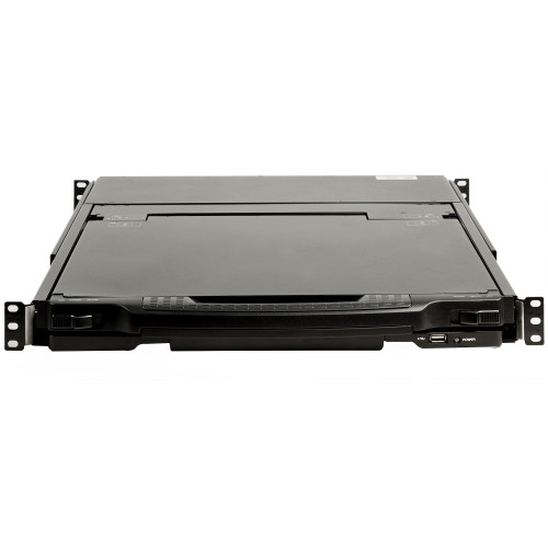 StarTech.com RKCOND17HD consola rack 43,9 cm (17.3") 1920 x 1080 pixels Aço Preto 1U