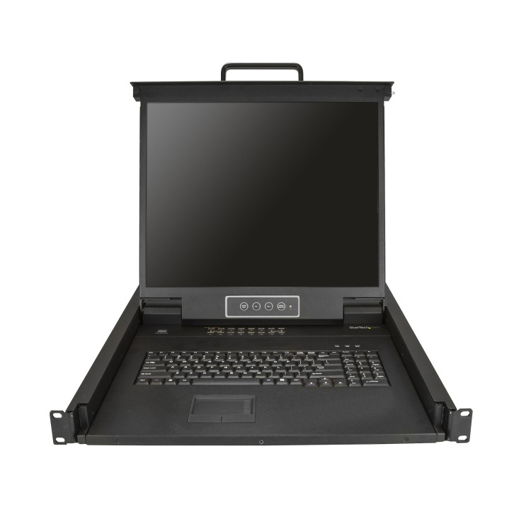 StarTech.com RKCONS1916K consola rack 48,3 cm (19") 1280 x 1024 pixels Preto 1U