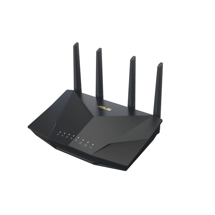 ASUS RT-AX5400 router sem fios Gigabit Ethernet Dual-band (2,4 GHz   5 GHz) Preto