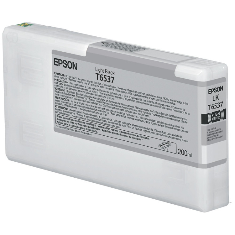 Epson T6537 Tinteiro Cinzento (200 ml)