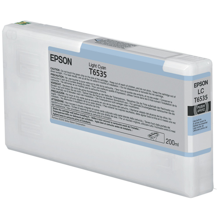Epson T6535 Tinteiro Cyan Claro (200 ml)