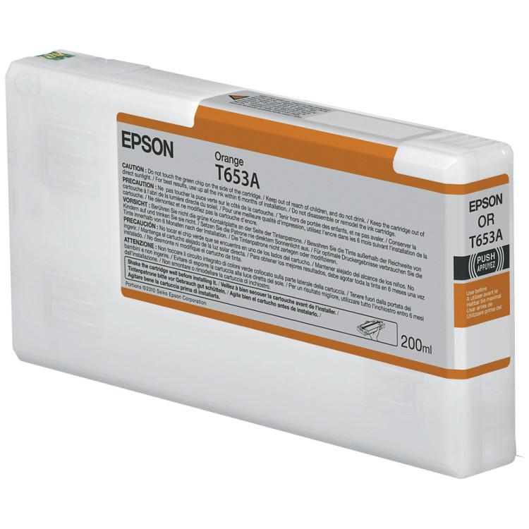 Epson T653A Tinteiro Laranja (200 ml)