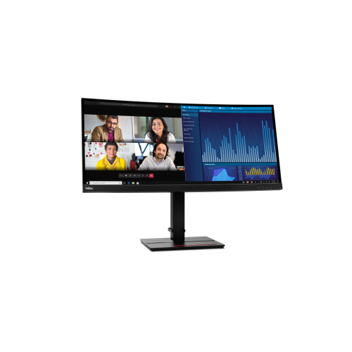 Lenovo ThinkVision P34w-20 LED display 86,7 cm (34.1") 3440 x 1440 pixels Wide Quad HD Preto Lenovo ThinkVision P34w-20 LED display 86,7 cm (34.1") 3440 x 1440 pixels Wide Quad HD Preto