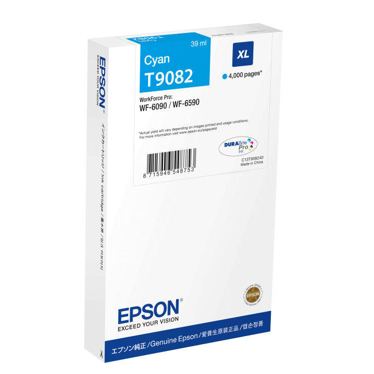Epson T9082 tinteiro 1 unidade(s) Original Ciano
