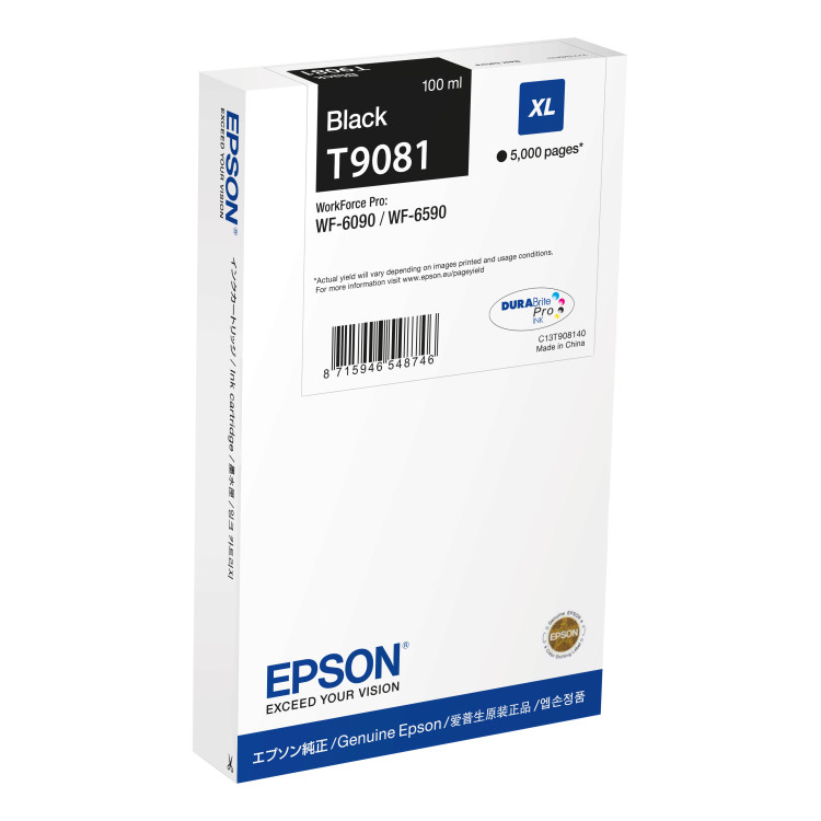Epson T9081 tinteiro 1 unidade(s) Original Preto