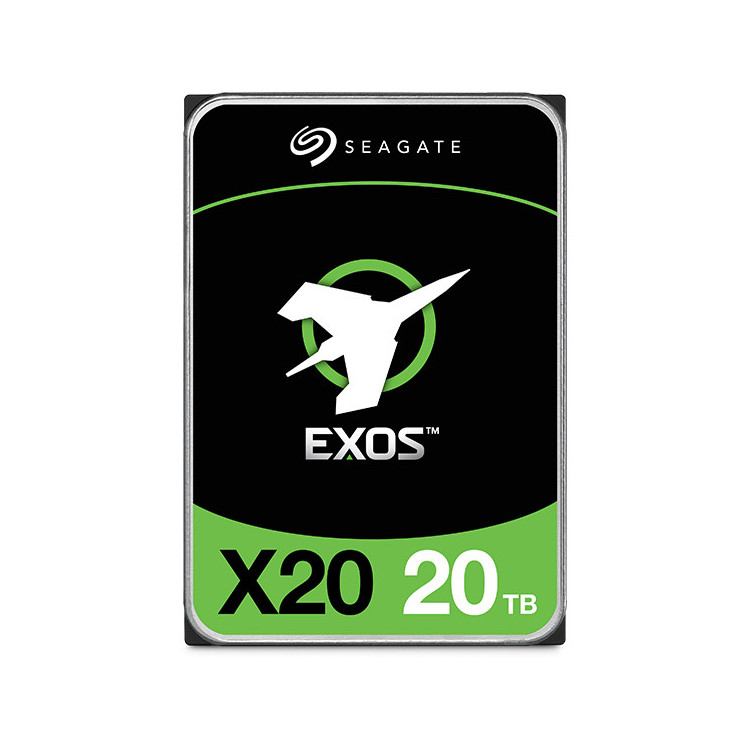 Seagate Enterprise Exos X20 unidade de disco rígido 20 TB 7200 RPM 3.5" Serial ATA III