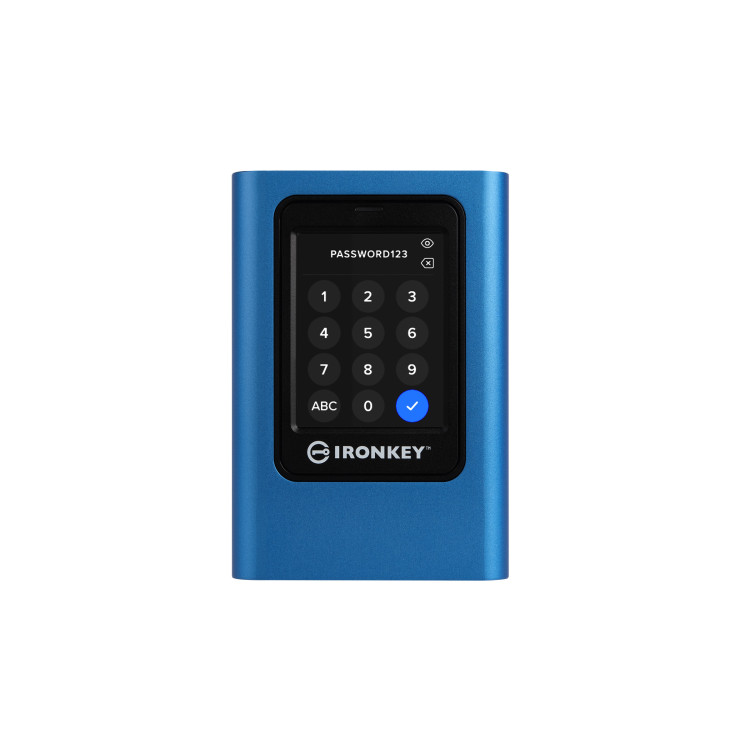Kingston Technology IronKey Vault Privacy 80 960 GB USB Type-C 3.2 Gen 1 (3.1 Gen 1) Azul