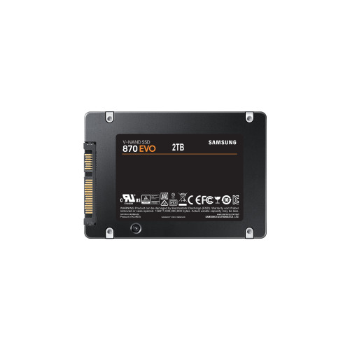 Samsung 870 EVO 2 TB 2.5" Serial ATA III V-NAND MLC Samsung 870 EVO 2 TB 2.5" Serial ATA III V-NAND MLC