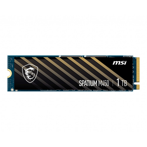 MSI SPATIUM M450 PCIe 4.0 NVMe M.2 1TB PCI Express 4.0 3D NAND MSI SPATIUM M450 PCIe 4.0 NVMe M.2 1TB PCI Express 4.0 3D NAND