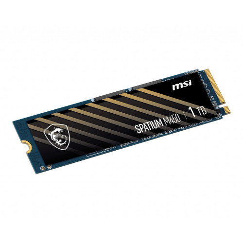 MSI SPATIUM M450 PCIe 4.0 NVMe M.2 1TB PCI Express 4.0 3D NAND MSI SPATIUM M450 PCIe 4.0 NVMe M.2 1TB PCI Express 4.0 3D NAND