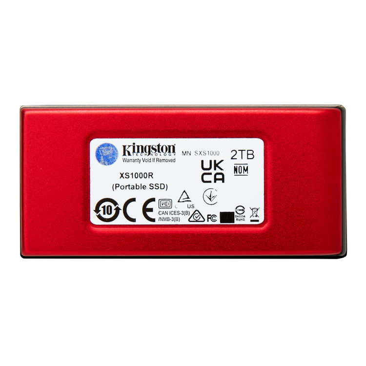 Kingston Technology XS1000 Red 2 TB USB Type-C 3.2 Gen 2 (3.1 Gen 2) Vermelho