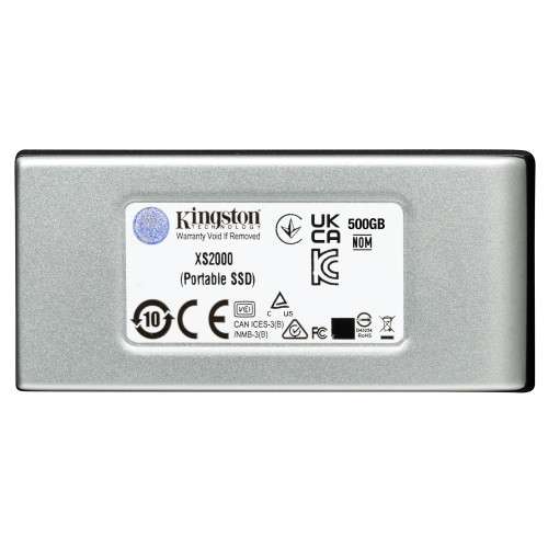 Kingston Technology XS2000 1 TB USB Type-C 3.2 Gen 2 (3.1 Gen 2) Preto, Prateado Kingston Technology XS2000 1 TB USB Type-C 3.2 Gen 2 (3.1 Gen 2) Preto, Prateado