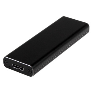 StarTech.com SM2NGFFMBU33 Caixa para Discos Rígidos Compartimento SSD Preto M.2