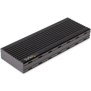 StarTech.com M2E1BMU31C Caixa para Discos Rígidos Compartimento SSD Preto M.2 2