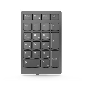 Lenovo Go Wireless teclado numérico Universal Bluetooth USB RF Wireless Cinzento