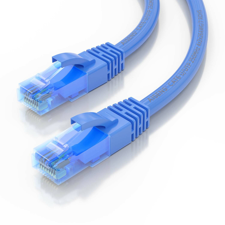 AISENS A135-0800 cabo de rede Azul 1,5 m Cat6 U UTP (UTP)