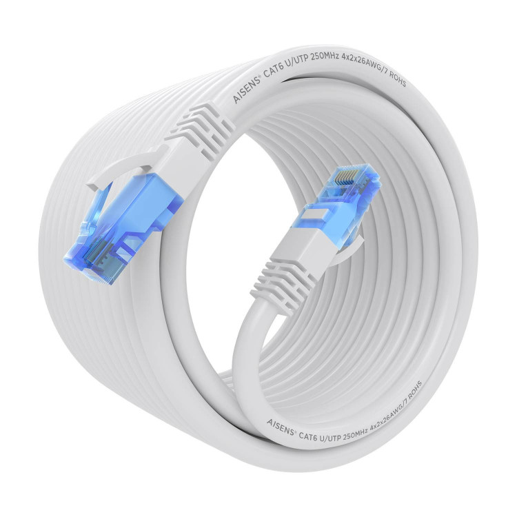 AISENS A135-0826 cabo de rede Branco 10 m Cat6 U UTP (UTP)