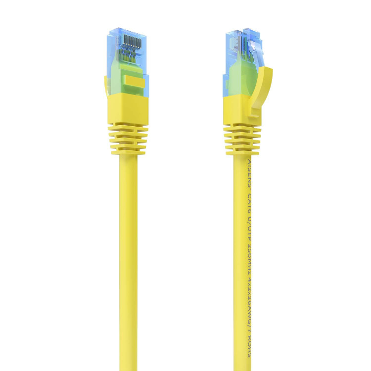 AISENS A135-0837 cabo de rede Amarelo 4 m Cat6 U UTP (UTP)