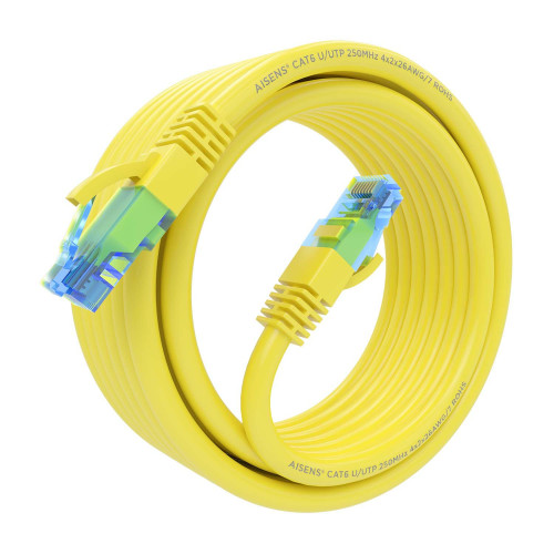 AISENS A135-0837 cabo de rede Amarelo 4 m Cat6 U UTP (UTP) AISENS A135-0837 cabo de rede Amarelo 4 m Cat6 U UTP (UTP)