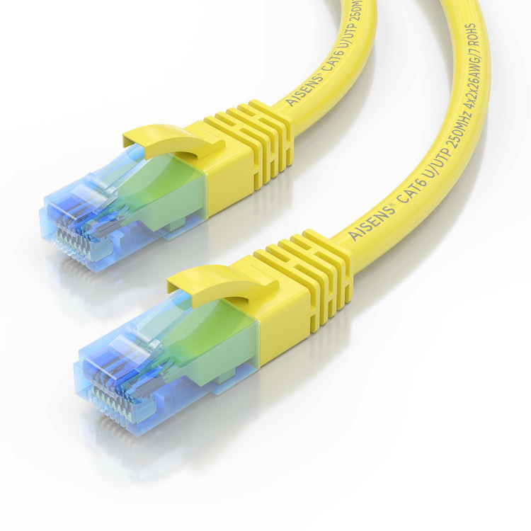 AISENS A135-0837 cabo de rede Amarelo 4 m Cat6 U UTP (UTP)