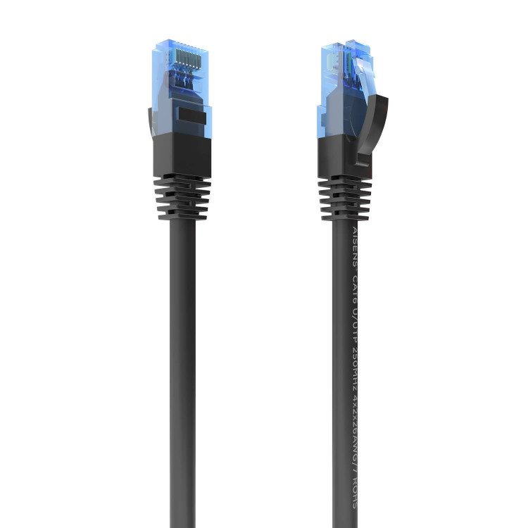 AISENS A135-0845 cabo de rede Preto 2 m Cat6 U UTP (UTP)