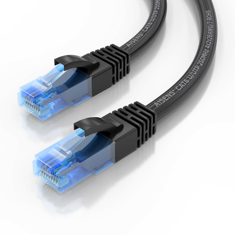 AISENS A135-0845 cabo de rede Preto 2 m Cat6 U UTP (UTP)