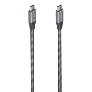 AISENS A107-0875 cabo USB USB 3.2 Gen 2x2 3 m USB C Cinzento