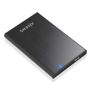 AISENS ASE-2528B Caixa para Discos Rígidos Compartimento HDD SSD Preto 2.5"