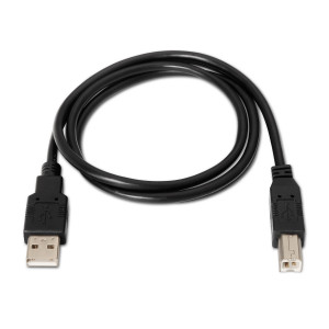 AISENS A101-0006 cabo USB USB 2.0 1,8 m USB A USB B Preto 2