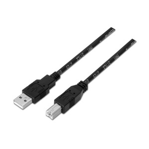 AISENS A101-0008 cabo USB USB 2.0 4,5 m USB A USB B Preto