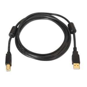 AISENS A101-0010 cabo USB USB 2.0 3 m USB A USB B Preto 2