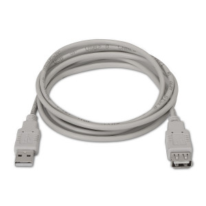 AISENS A101-0014 cabo USB USB 2.0 3 m USB A Bege 2