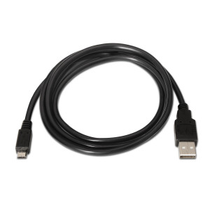 AISENS A101-0028 cabo USB USB 2.0 1,8 m USB A Micro-USB B Preto 2