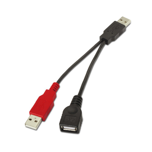 AISENS A101-0030 cabo USB USB 2.0 0,15 m 2 x USB A USB A Preto, Vermelho AISENS A101-0030 cabo USB USB 2.0 0,15 m 2 x USB A USB A Preto, Vermelho