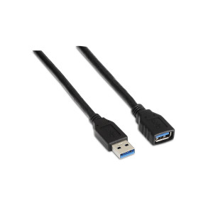 AISENS A105-0041 cabo USB USB 3.2 Gen 1 (3.1 Gen 1) 1 m USB A Preto