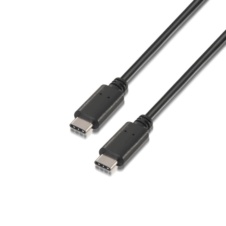AISENS A107-0057 cabo USB USB 2.0 2 m USB C Preto