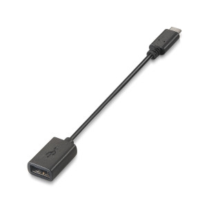 AISENS A107-0059 cabo USB USB 2.0 0,15 m USB C USB A Preto